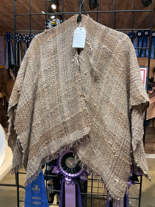 Alpaca Suri Saori Handwoven Shawl