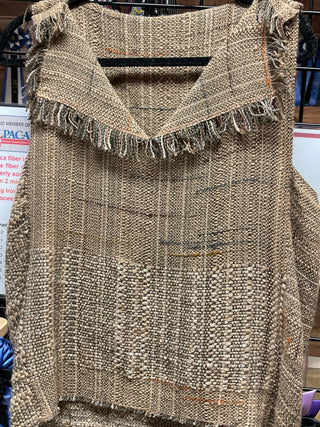 Alpaca Suri Saori Handwoven Pullover Top