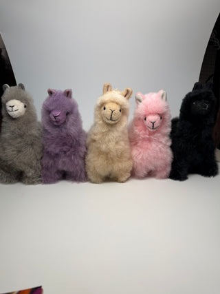 Alpaca Hide Figurine 9" tall