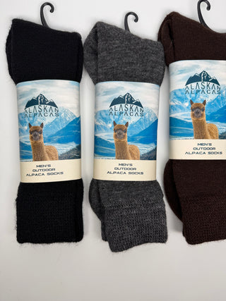 Alaskan Alpacas men’s outdoor socks