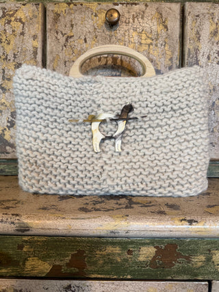 Handcrafted Alpaca Knitted Purse