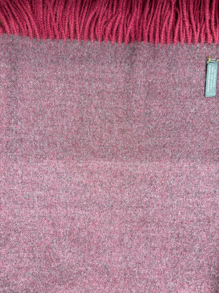 Woven and Brushed Baby Alpaca Throw Blanket