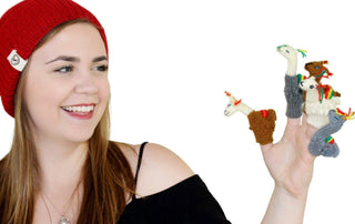 Alpaca Finger Puppets