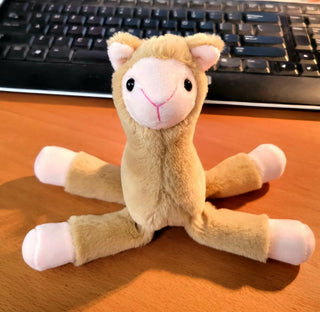 Alpaca Plush Keychain