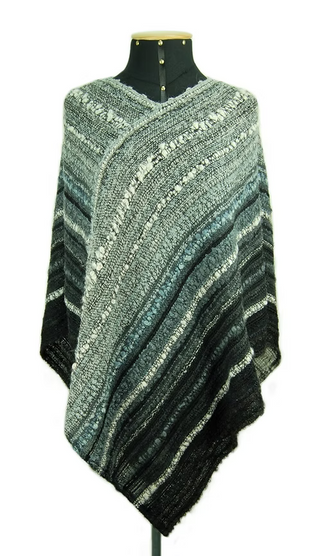 handwoven alpaca poncho