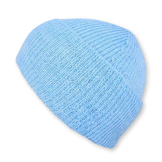 NEAFP HATS — All-Season unlined alpaca beanie cotton candy blue