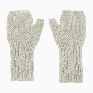 NEAFP WRIST WARMERS — Open-End fingerless White