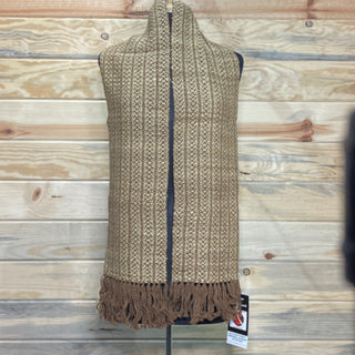 Alpaca Handwoven Maplesugar Tabby Weave Scarf