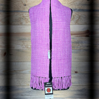 Alpaca Handwoven Deep Orchid Scarf