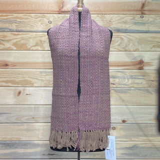 Alpaca Handwoven Plum Birdseye Scarf