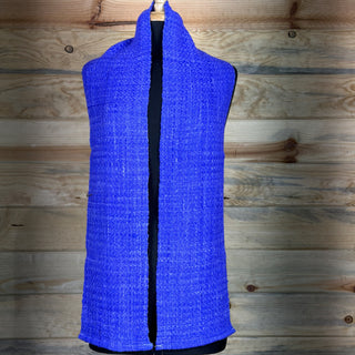 Alpaca Handwoven Brilliant Violet Scarf