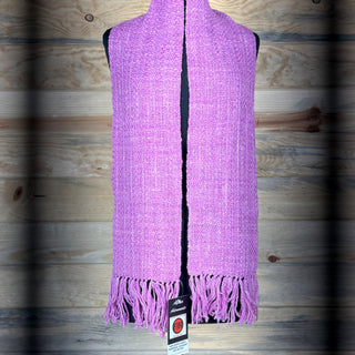 Alpaca Handwoven Deep Orchid Scarf