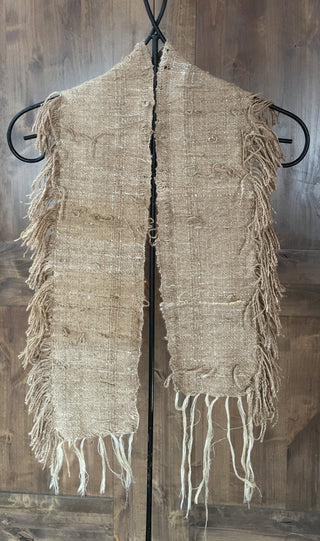 Alpaca Saori handwoven scarf