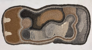 Alpaca Felted Abstract Rug