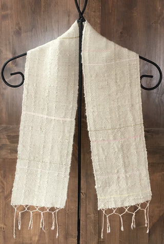 Alpaca Saori handwoven scarf